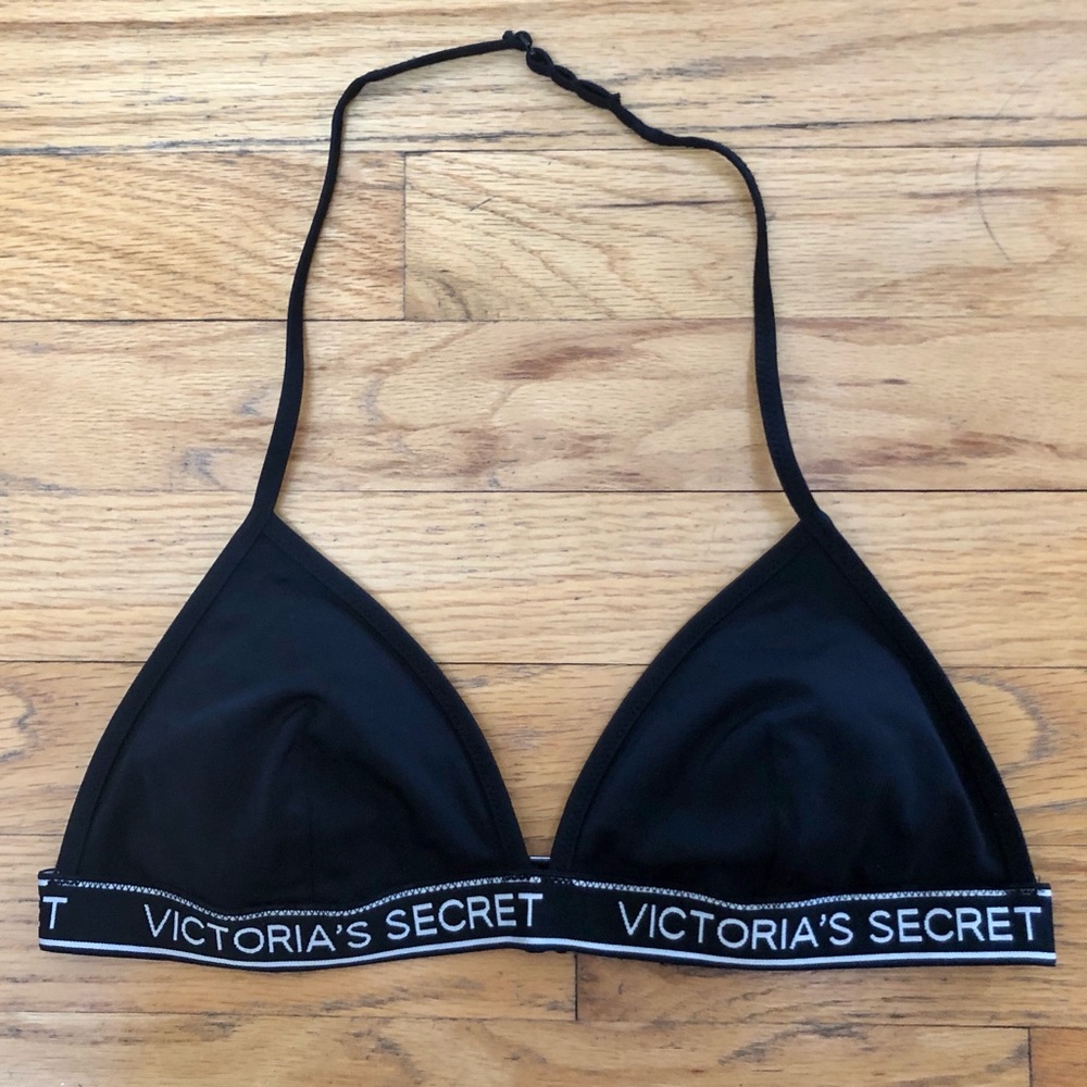 Victoria’s Secret Black Bikini Top size S